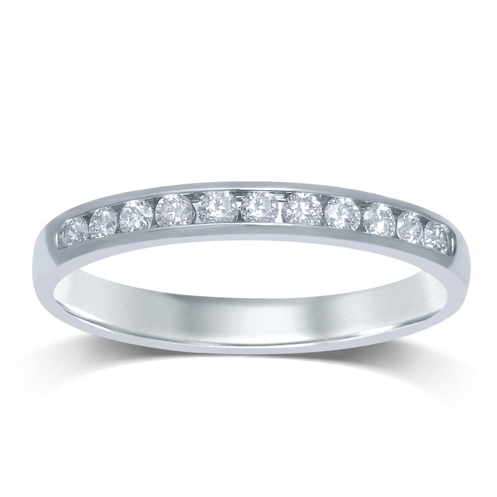 38088.jpg 14K 0.27CT Diamond LADIES BAND - Image 1
