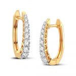 14K 0.27CT Diamond Earring - Image 2