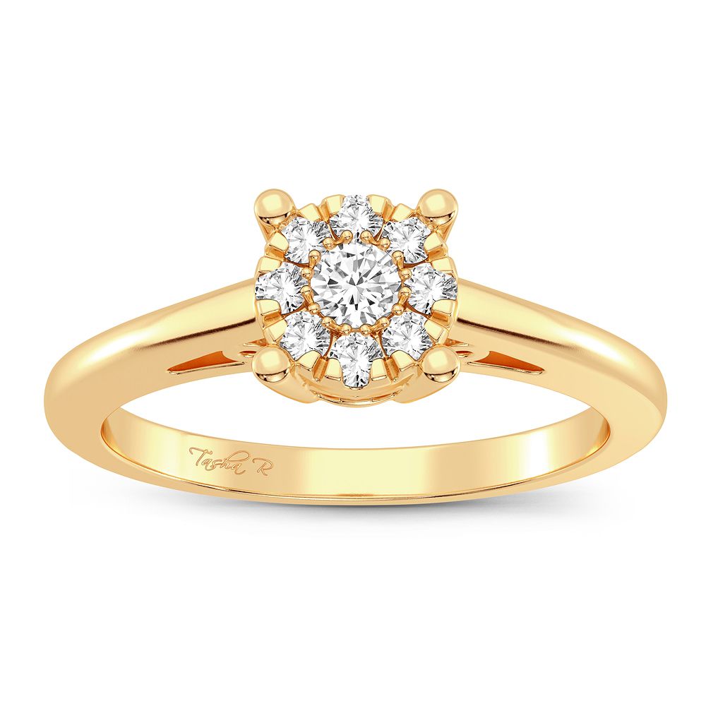 38644_1.jpg 10K 0.14CT Diamond Ring - Image 1