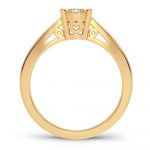 10K 0.14CT Diamond Ring - Image 3