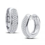 14K 0.23CT Diamond Earring - Image 2