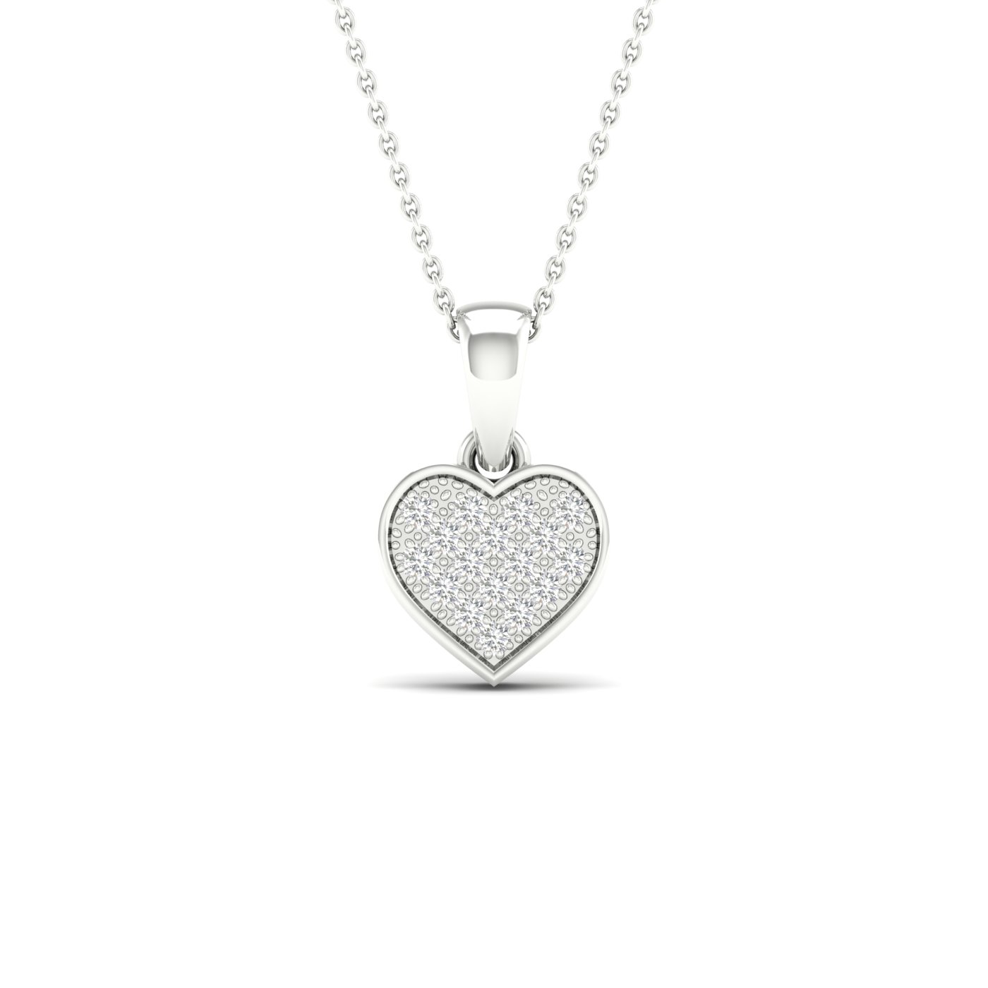 39278_1.jpg 10K 0.05CT Diamond Pendant - Image 1