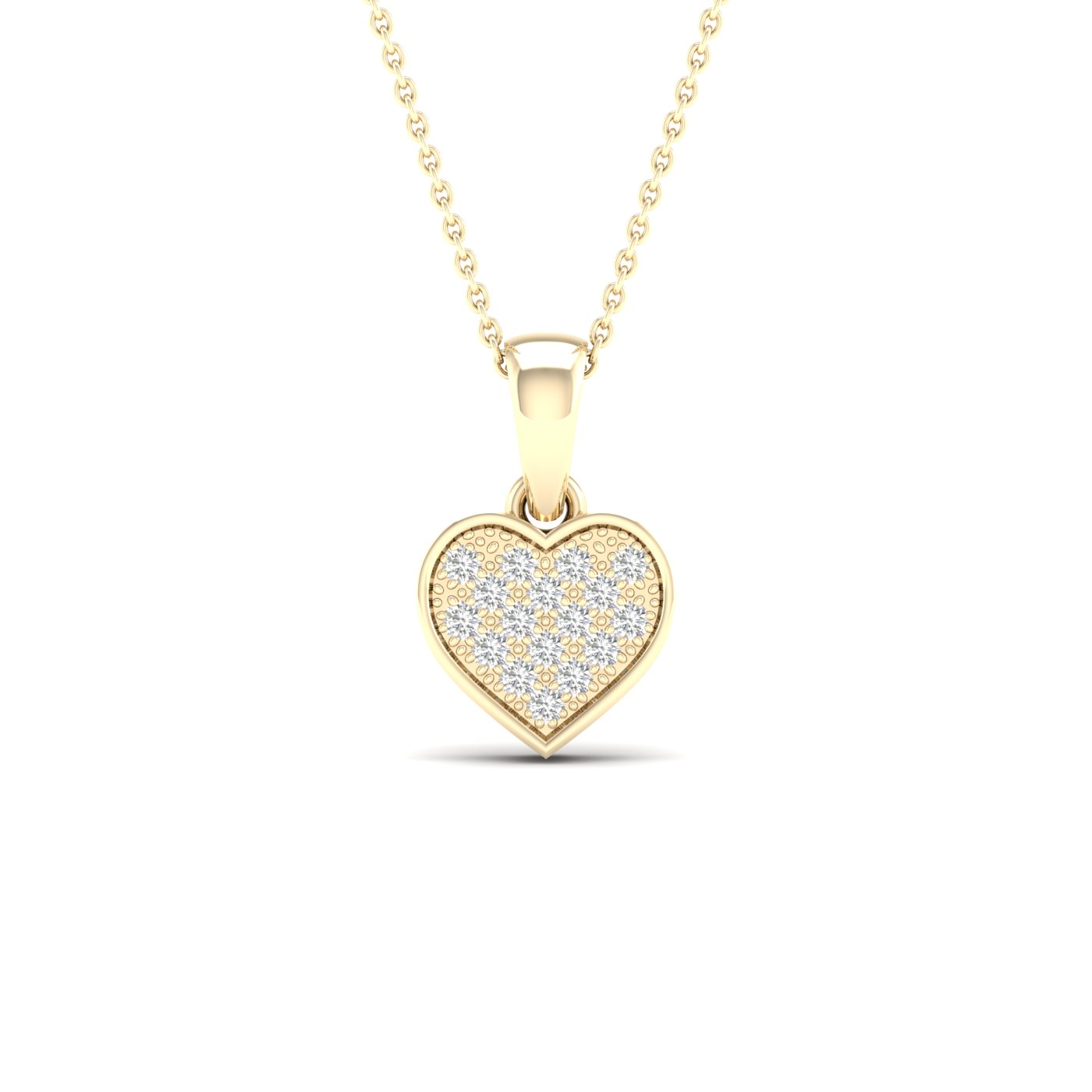 39279_1.jpg 10K 0.05CT Diamond Pendant - Image 1