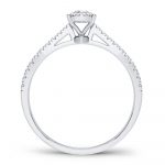 14K 0.09CT Diamond Ring - Image 3