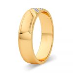 14K 0.10CT Diamond Band - Image 2