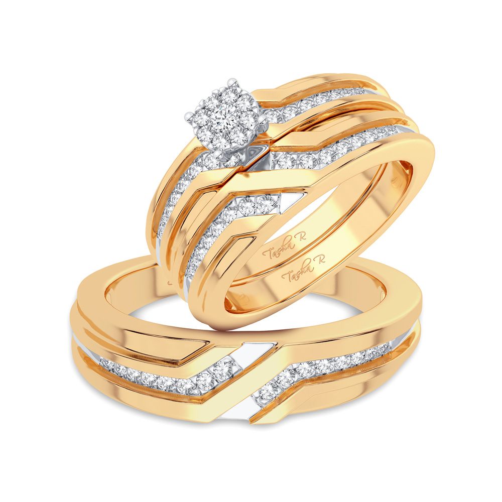 40111_1.jpg 14K 0.35CT Diamond Trio Set - Image 1