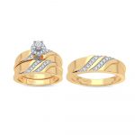 14K 0.20CT Diamond Trio Set - Image 2