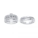 14K 0.25CT Diamond Trio Set - Image 2