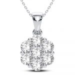 14K 1.50CT Diamond Pendant