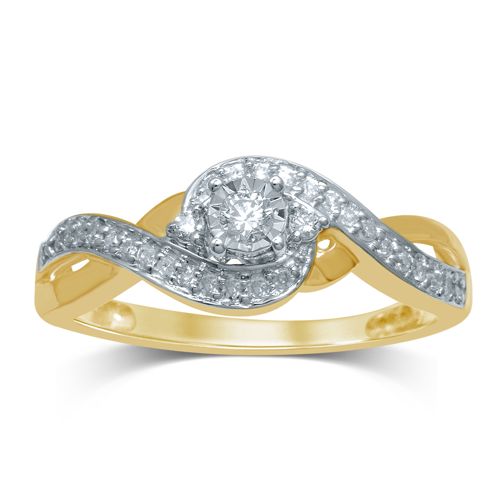 40734.jpg 14K 0.25 CT Diamond RING - Image 1