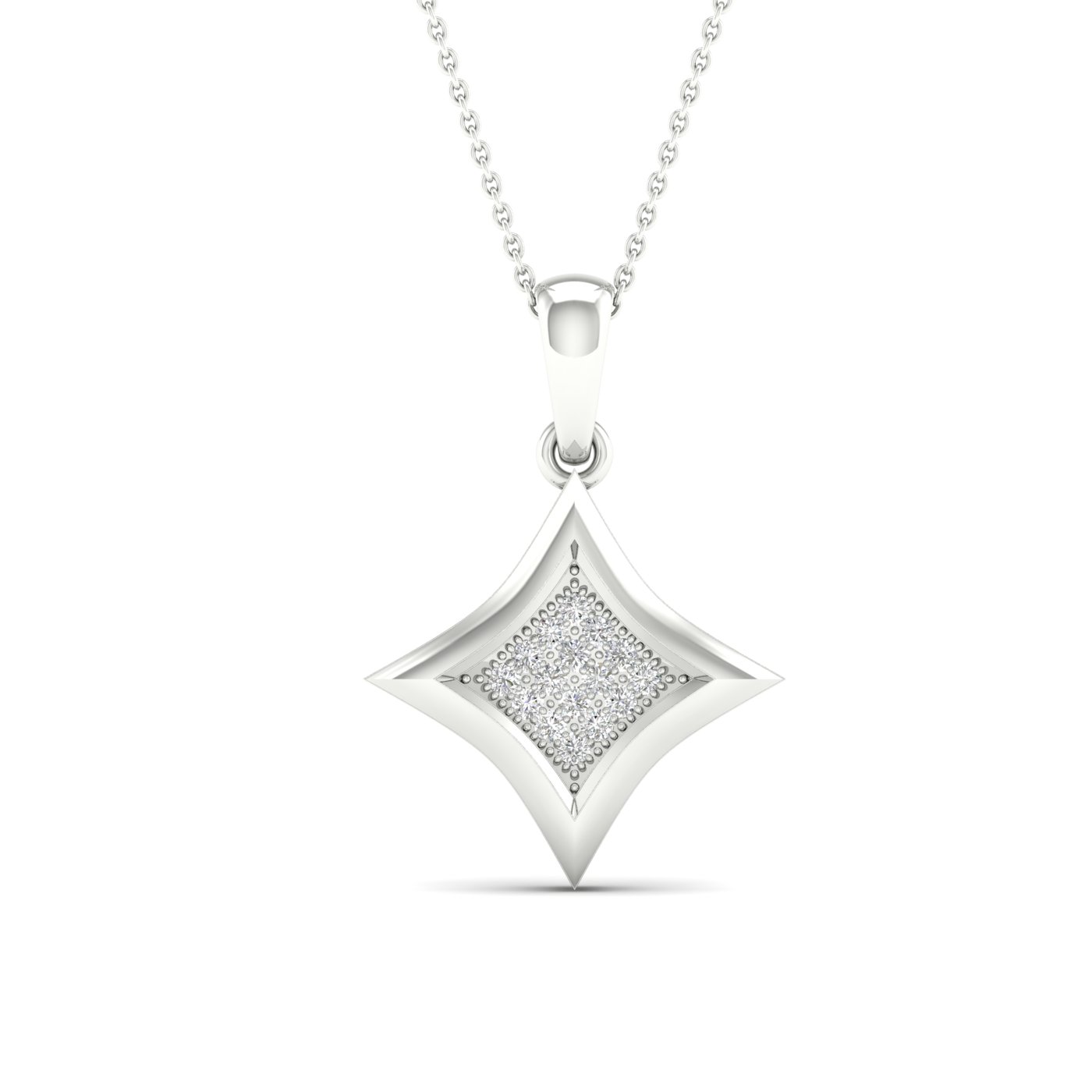 41790_1.jpg 10K 0.05CT Diamond Pendant - Image 1