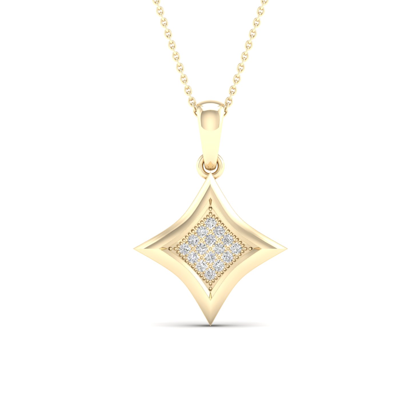 41884_1.jpg 10K 0.05CT Diamond Pendant - Image 1