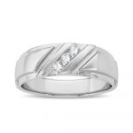 14K 0.10CT Diamond Band