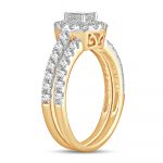 14K 1.42CT DIAMOND BRIDAL RING - Image 2