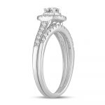 14K 0.50CT DIAMOND BRIDAL RING - Image 2