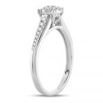 14K 0.37Ct Diamond Ring - Image 2