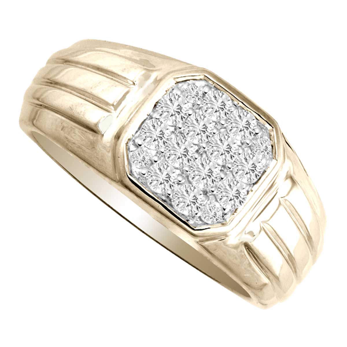43909.jpg 14K 0.50CT Diamond MEN'S RING - Image 1