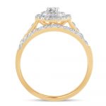 14K 0.50CT DIAMOND BRIDAL RING - Image 3