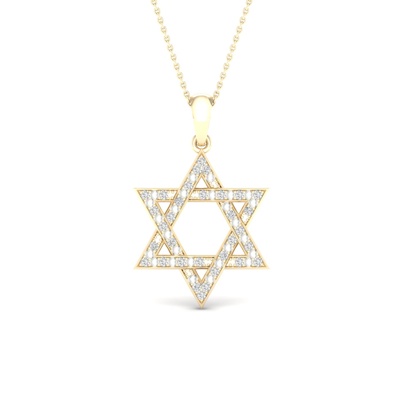 43987_1.jpg 10K 0.10CT Diamond PEND - Image 1
