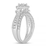 14K 1.00CT DIAMOND BRIDAL RING - Image 2
