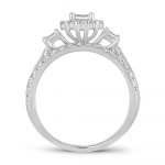 14K 1.00CT DIAMOND BRIDAL RING - Image 3