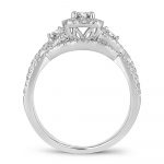 14K 1.00CT DIAMOND BRIDAL RING - Image 3