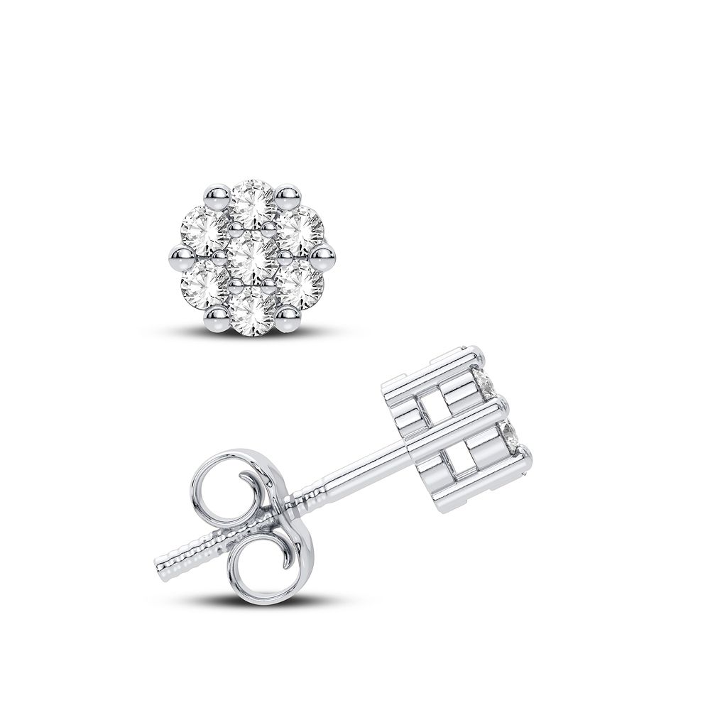 44242_1.jpg 14K 0.09CT Diamond Earring - Image 1