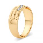 14K 0.15CT Diamonf Band - Image 2