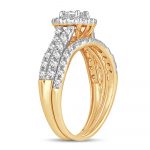 14K  1.00CT DIAMOND BRIDAL RING - Image 2