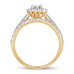 14K  1.00CT DIAMOND BRIDAL RING - Image 3
