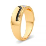 14K 0.10CT Diamond Band - Image 2