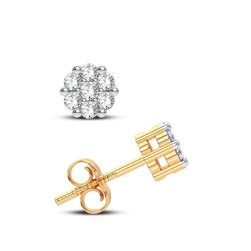 44884_1.jpg 14K 0.09CT Diamond Earring - Image 1