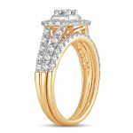 14K 1.00CT DIAMOND BRIDAL RING - Image 2