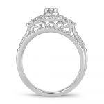 14K 0.50CT DIAMOND BRIDAL RING - Image 3