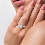 14k 0.33 DIAMOND BRIDAL RING - Image 4