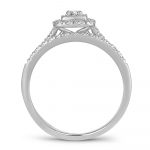 14K 0.33CT DIAMOND BRIDAL RING - Image 3