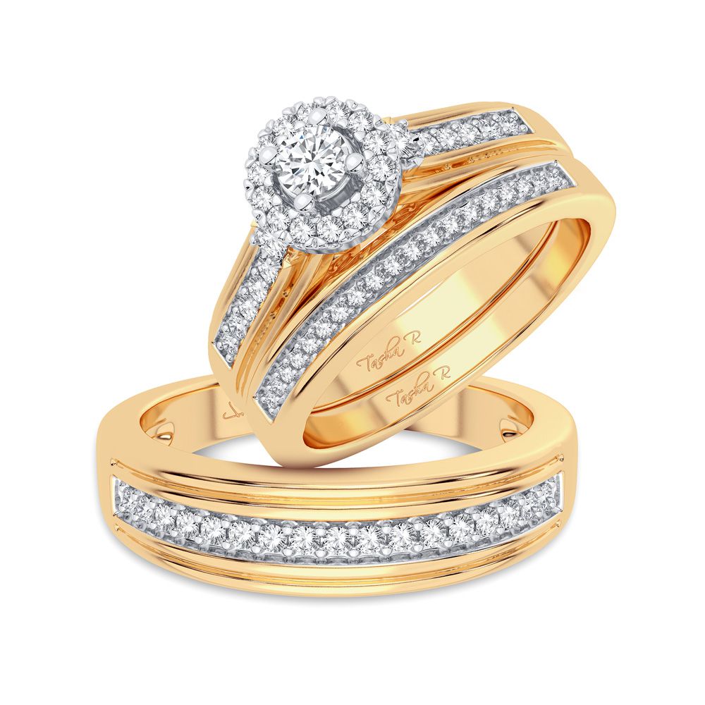 45460_1.jpg 14K 0.50CT Diamond Trio Set - Image 1
