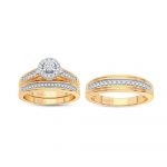 14K 0.50CT Diamond Trio Set - Image 2