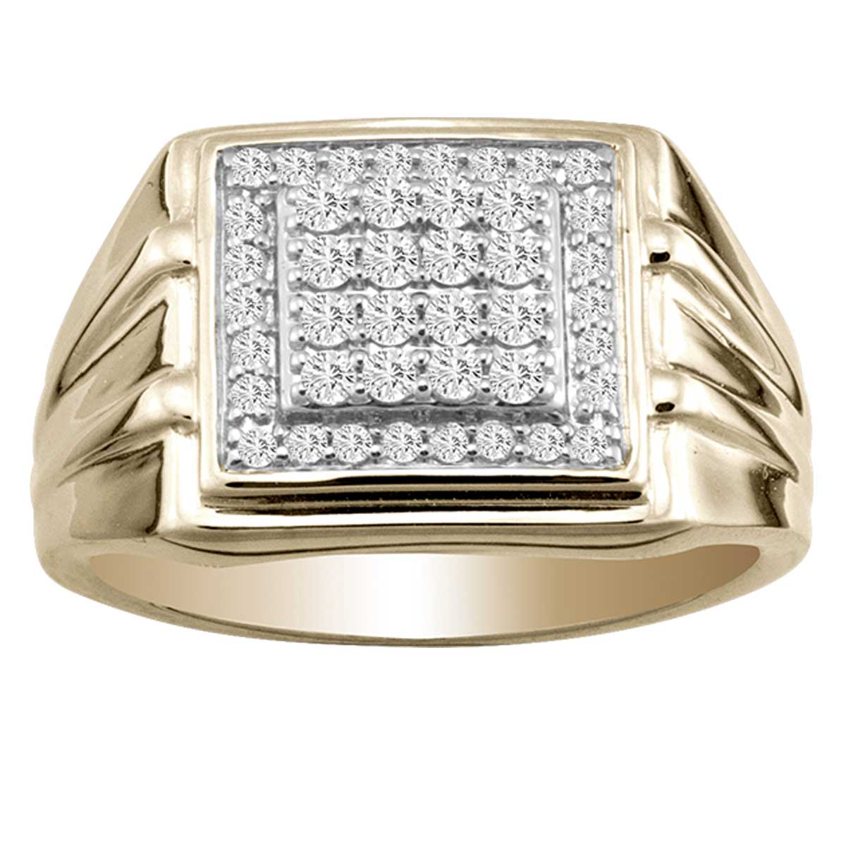 45568.jpg 14K 0.50CT Diamond MEN'S RING - Image 1