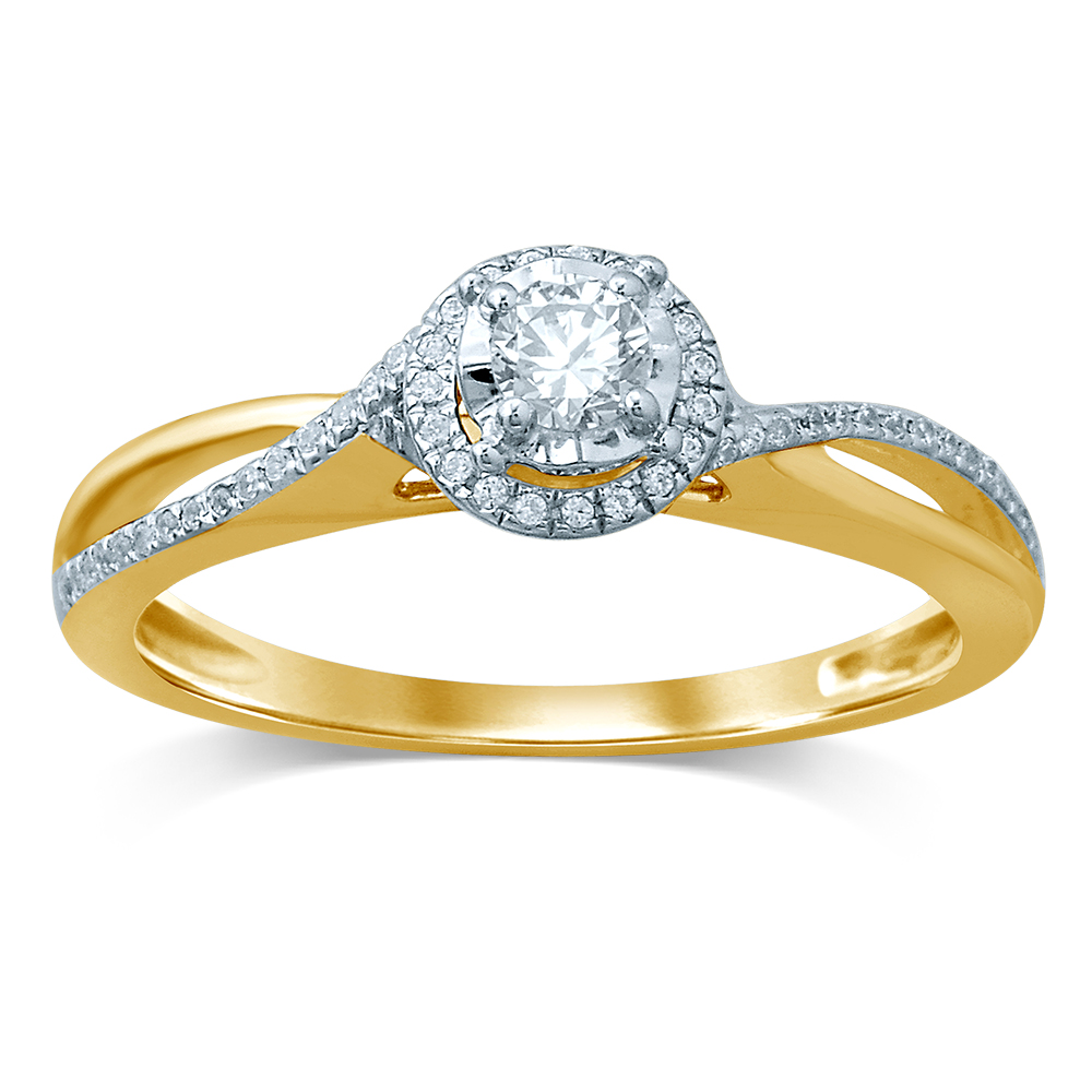 45959.jpg 14K 0.25CT Diamond RING - Image 1