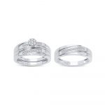 14K 0.20CT Diamond Trio Set - Image 2