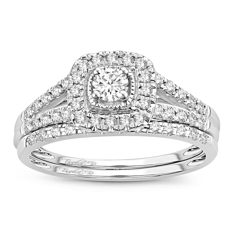46128_1.jpg 14K 0.34CT DIAMOND BRIDAL RING - Image 1