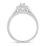 14K 0.34CT DIAMOND BRIDAL RING - Image 3