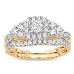 14K 1.00CT DIAMOND BRIDAL RING