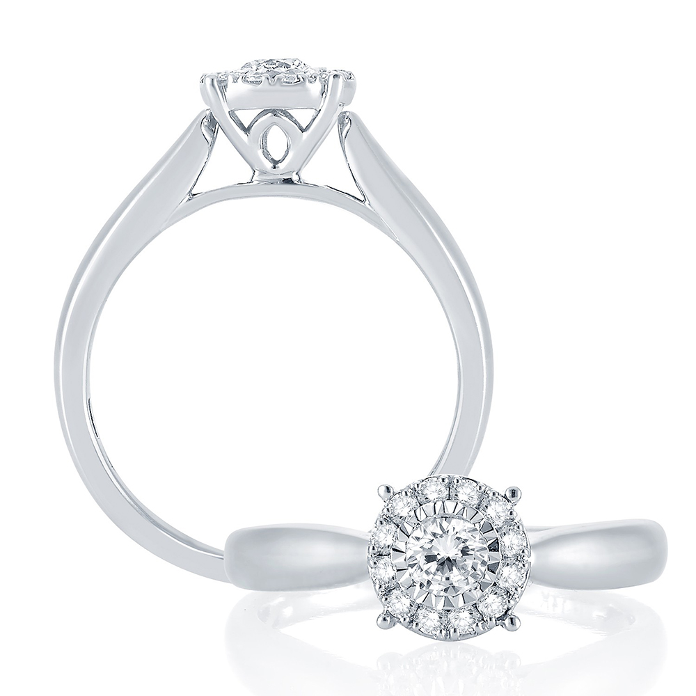 46185.jpg 14K 0.26CT Diamond RING - Image 1