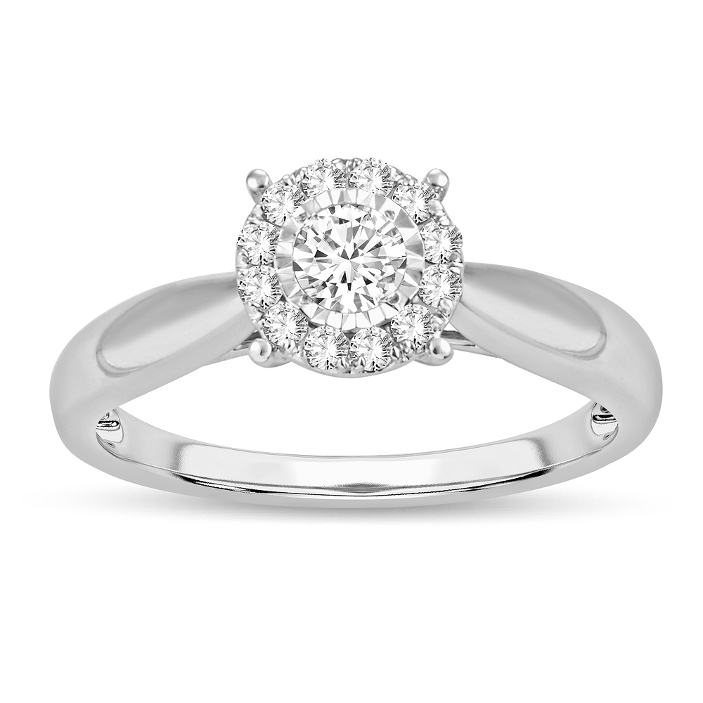 46264_1.jpg 14K 0.33CT DIAMOND RING - Image 1