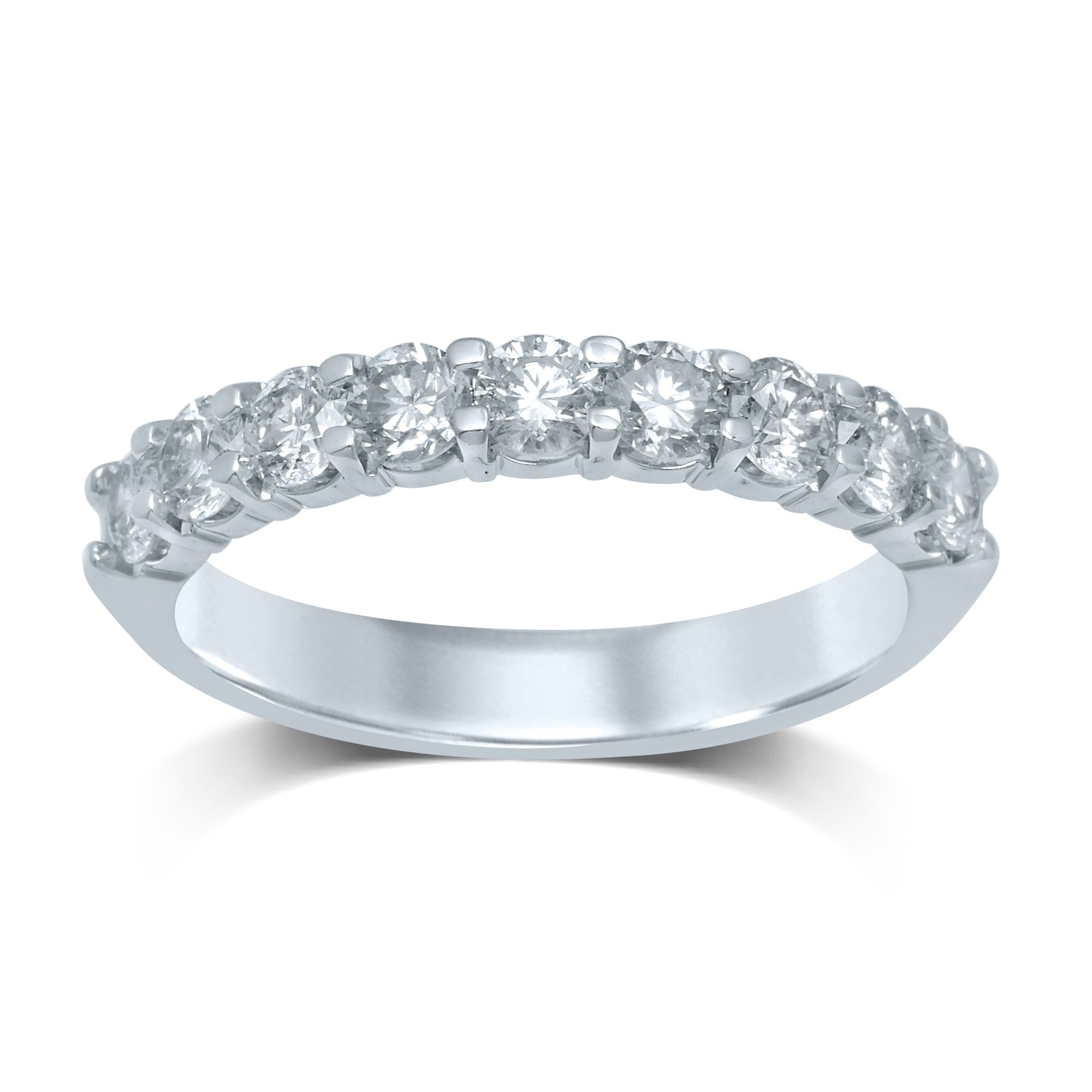 46370_1-7.jpg 14K 0.27Ct Diamond Band (9 Diamond Stones) - Image 1