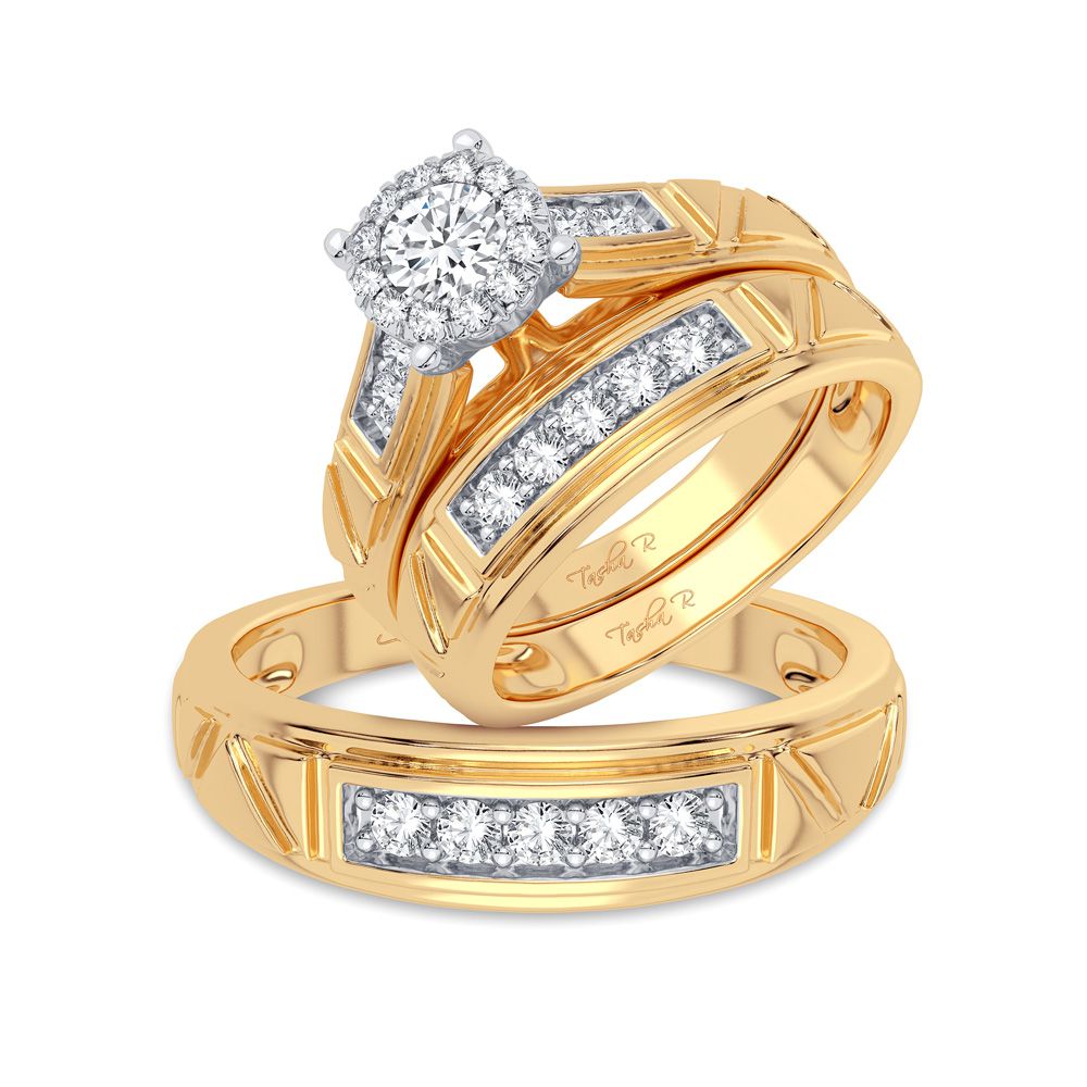 46812_1.jpg 14K 0.78CT Diamond Trio Set - Image 1