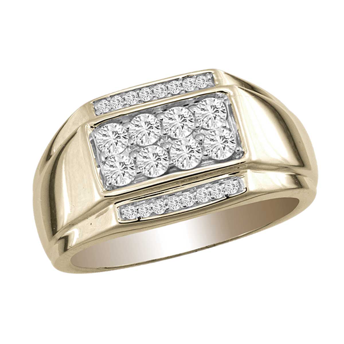 46901.jpg 14K 0.75CT Diamond MEN'S RING - Image 1