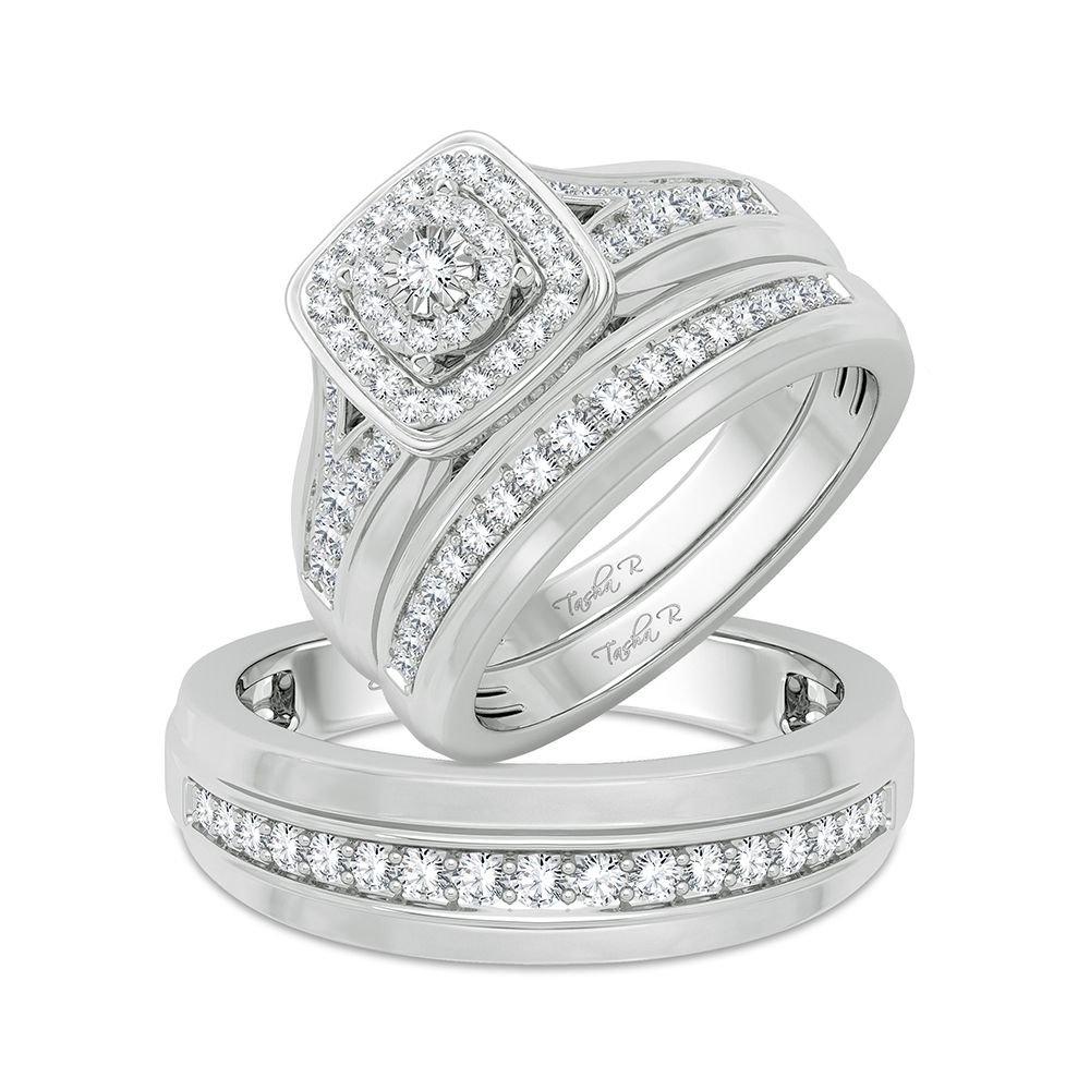 46968_1.jpg 14K 0.68CT Diamond TRIO SET - Image 1